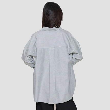 Suko Kemeja Oxford Oversized Lengan Panjang Wanita 121784553