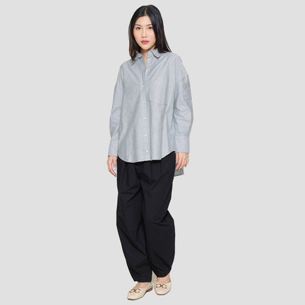 Suko Kemeja Oxford Oversized Lengan Panjang Wanita 121784553