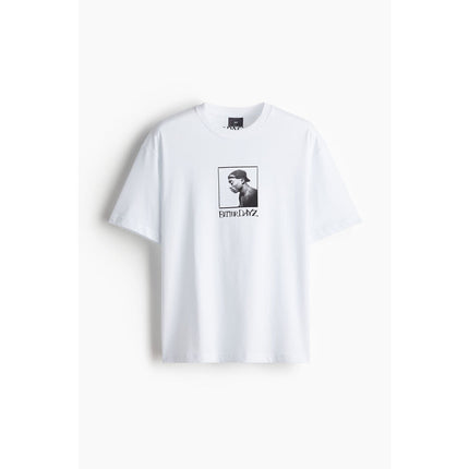 H&M Pria Loose Fit T-Shirt