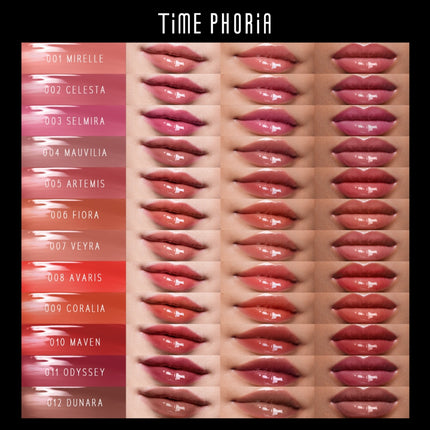 TIME PHORIA - Lunara Frost 3D Lip Gloss Lipstick LipTint Lip Cream Hyper Shine Color Fresh Comfort Cooling