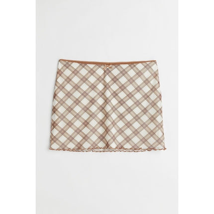 H&M Wanita Mesh mini skirt
