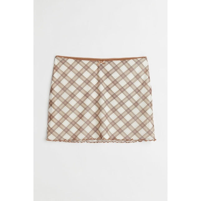 H&M Wanita Mesh mini skirt