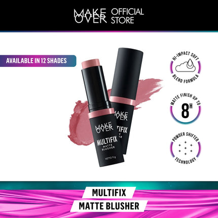 MAKE OVER Multifix Matte Blusher 9 g
