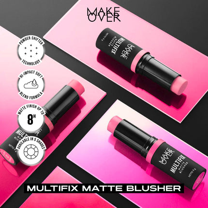 MAKE OVER Multifix Matte Blusher 9 g