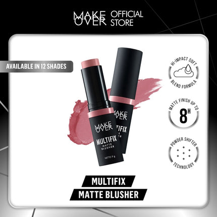 MAKE OVER Multifix Matte Blusher 9 g