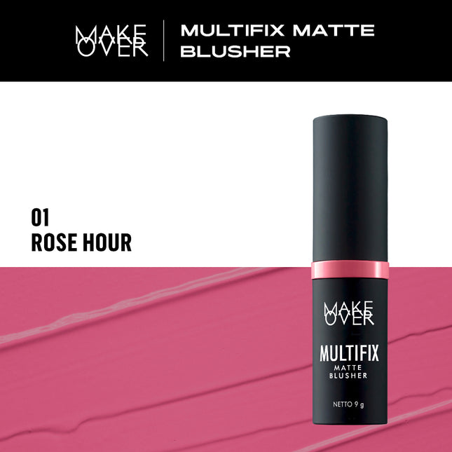 MAKE OVER Multifix Matte Blusher 9 g