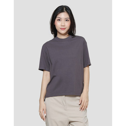 Suko Plain Kaos Oversized Crop Wanita 121170144