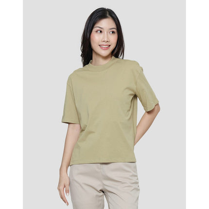 Suko Plain Kaos Oversized Crop Wanita 121170144