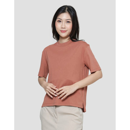 Suko Plain Kaos Oversized Crop Wanita 121170144