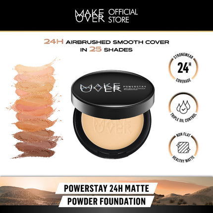 MAKE OVER Powerstay 24H Matte Powder Foundation