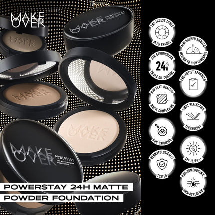 MAKE OVER Powerstay 24H Matte Powder Foundation
