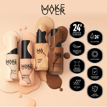 MAKE OVER Powerstay 24H Weightless Liquid Foundation
