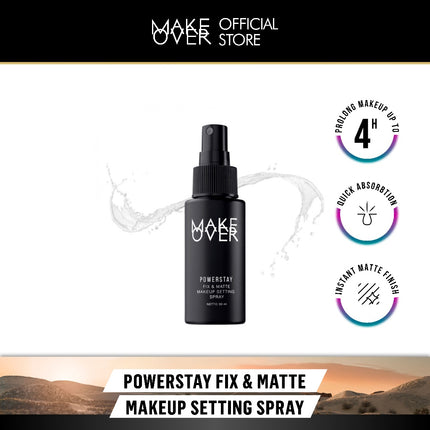 MAKE OVER Powerstay Fix & Matte Setting Spray