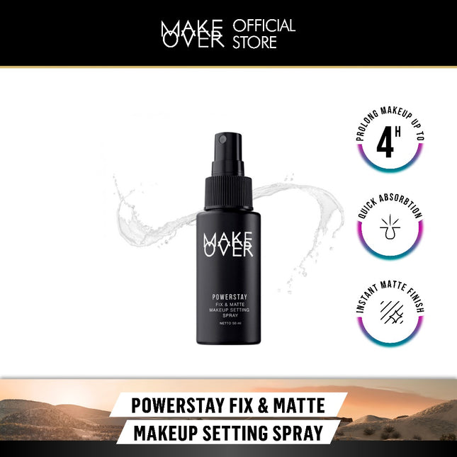 MAKE OVER Powerstay Fix & Matte Setting Spray