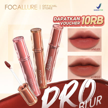 FOCALLURE Pro-blur Velvet Lipstick Lightweight Melembapkan