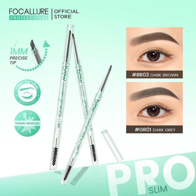 FOCALLURE Pro-slim Eyebrow Pencil 1MM Precise Defining
