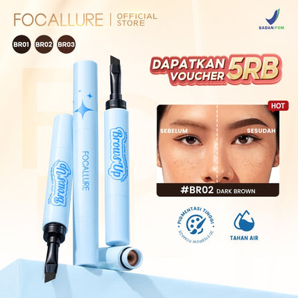 FOCALLURE Pro-stay 3D Eyebrow Cream Tahan lama 3 Warnas
