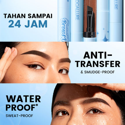 FOCALLURE Pro-stay 3D Eyebrow Cream Tahan lama 3 Warnas