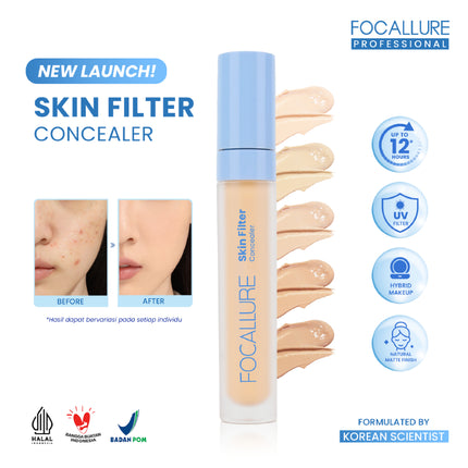 FOCALLURE Probase Skin Filter Concealer Natural Matte Seamless Finish Makeup Hybrid