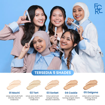 FOCALLURE Probase Skin Filter Concealer Natural Matte Seamless Finish Makeup Hybrid