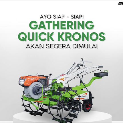 Traktor Quick Kronos Paket Lengkap Kubota RD110 - 11HP