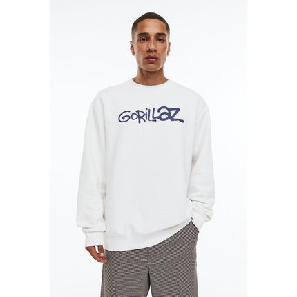 H&M Pria Relaxed Fit Sweatshirt 1027297_1