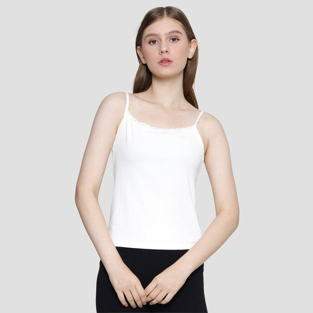 St. Yves Rib Text Lace Tanktop Wanita 121405480