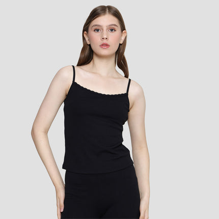 St. Yves Rib Text Lace Tanktop Wanita 121405480