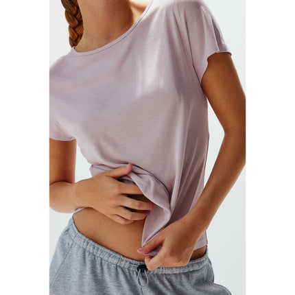 H&M Wanita Ribbed T-shirt