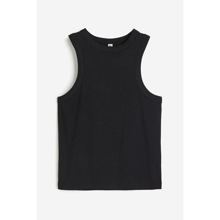 H&M Wanita Ribbed vest top 1209123_3
