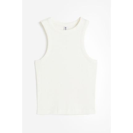 H&M Wanita Ribbed vest top 1209123_3