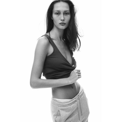 H&M Wanita Ribbed vest top 1214111_1