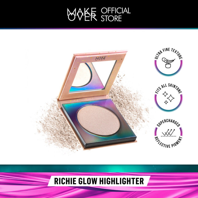 MAKE OVER Riche Glow Face Highlighter 13 g