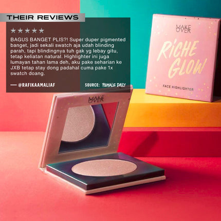 MAKE OVER Riche Glow Face Highlighter 13 g