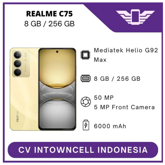 REALME C75 8/256 GARANSI RESMI