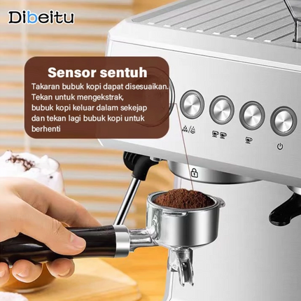 Mesin Kopi Multi/Grinder/Milk Frother 2 Boiler 20Bar 1350W -AM7301