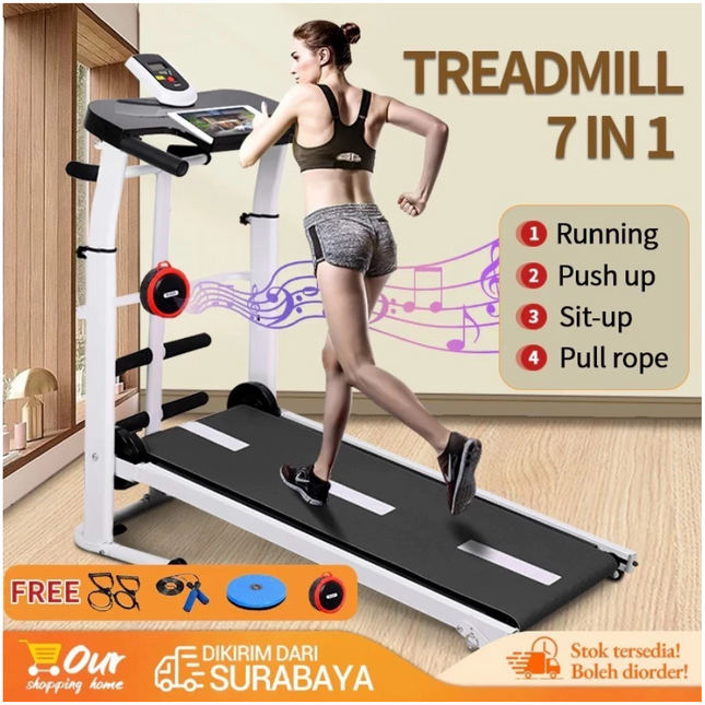 Manual Treadmill Super Murah Kokoh Kuat Multifunction\treadmill gym olahraga