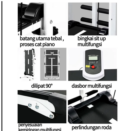 Manual Treadmill Super Murah Kokoh Kuat Multifunction\treadmill gym olahraga