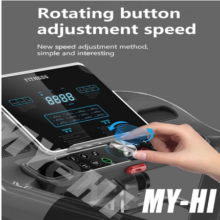 readmill electric low watt JC700 garansi Bluetooth Musik 1-15 km/h BB 580KG