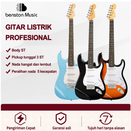 Benston Music- Gitar Elektrik , Gitar Elektrik Anak Dan Dewasa , Gitar Elektrik Pemula , Gitar Elektrik Rock , Gitar Elektrik Profesional