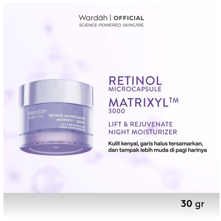 Wardah Renew You Paket Lengkap Full Regime (Serum, Night Cream, Essence, Day Cream, Facial Wash)