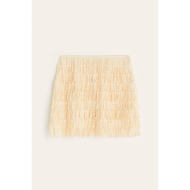 H&M Wanita Sequin-fringed skirt