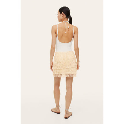 H&M Wanita Sequin-fringed skirt