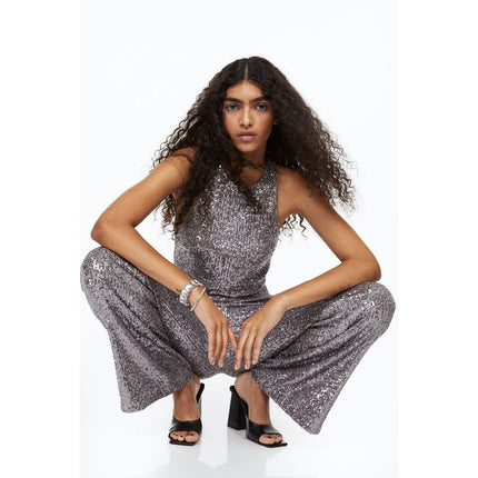 H&M Wanita Sequined vest top