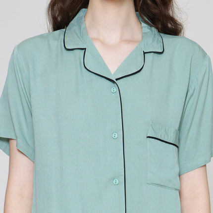 Nevada Setelan Piyama Solid Wanita 121579463