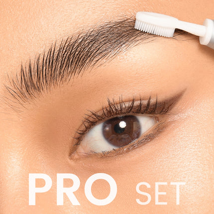 FOCALLURE Setting Eyebrow Wax Browcara Lasting 2-in-1 Built-in Brush #Pro-set