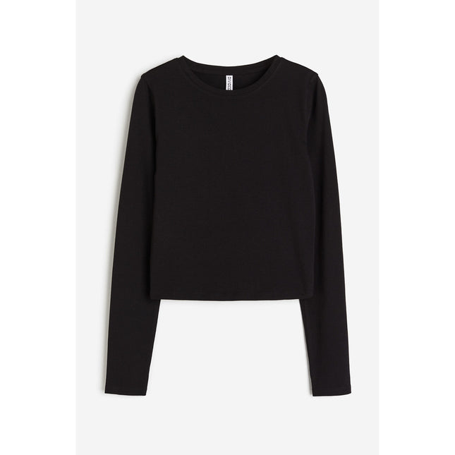 H&M Wanita Short jersey top 0994083