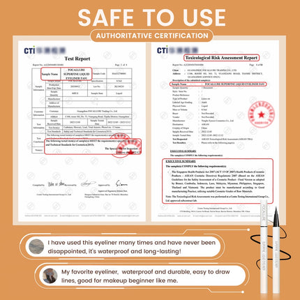 FOCALLURE Superfine Liquid eyeliner Tahan Hingga 12 Jam