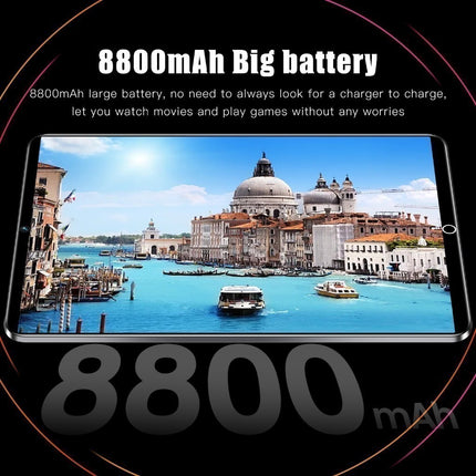 Tablet Baru Android 12 Inci Layar Tinggi Definisi 5G Dual SIM WiFi Belajar Hiburan Kantor