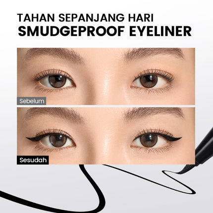 FOCALLURE Tahan air Black Liquid Eyeliner Pensil - Makeup
